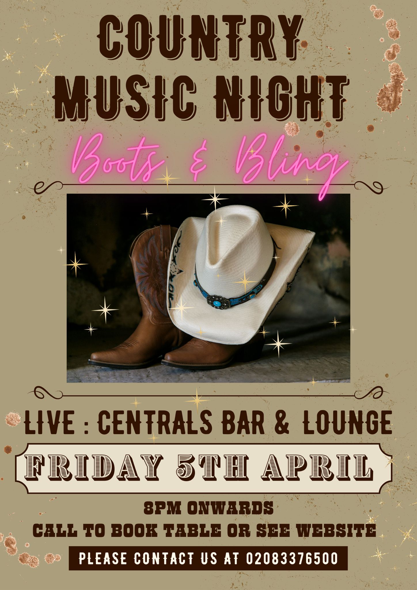 Boots & Bling - Friday 5th April